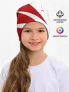 Детская шапка / ГЕОМЕТРИЧЕСКОЕ СЕРДЦЕ.