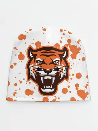 Детская шапка / Огненный тигр