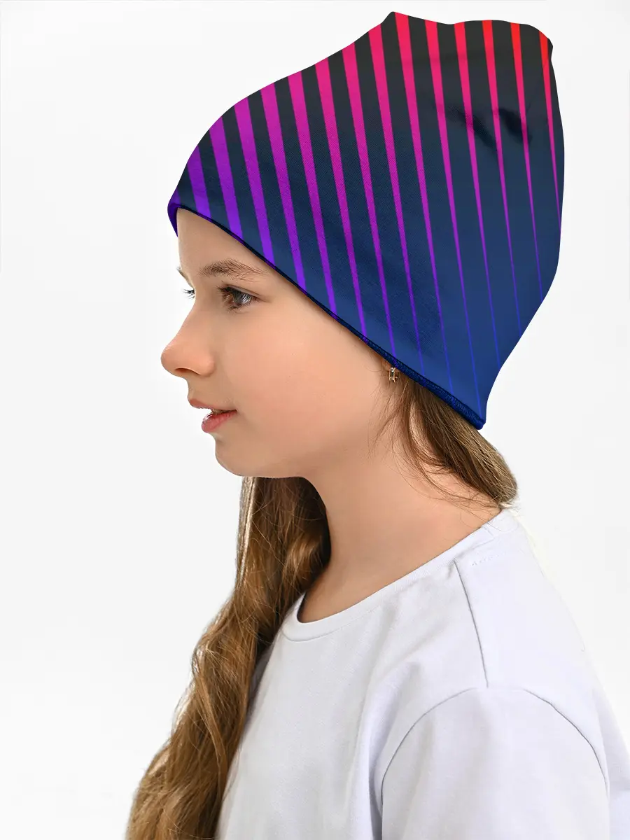 Детская шапка / Градиентные линии