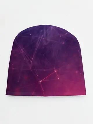 Детская шапка / Космическая текстура