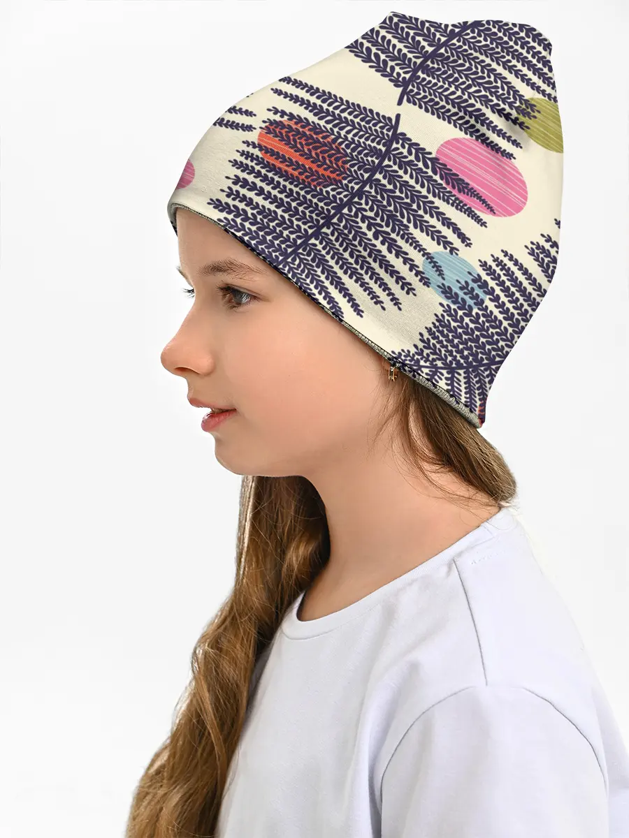 Детская шапка / Тропики паттерн