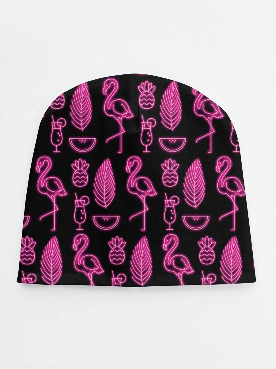 Детская шапка / Светящийся фламинго