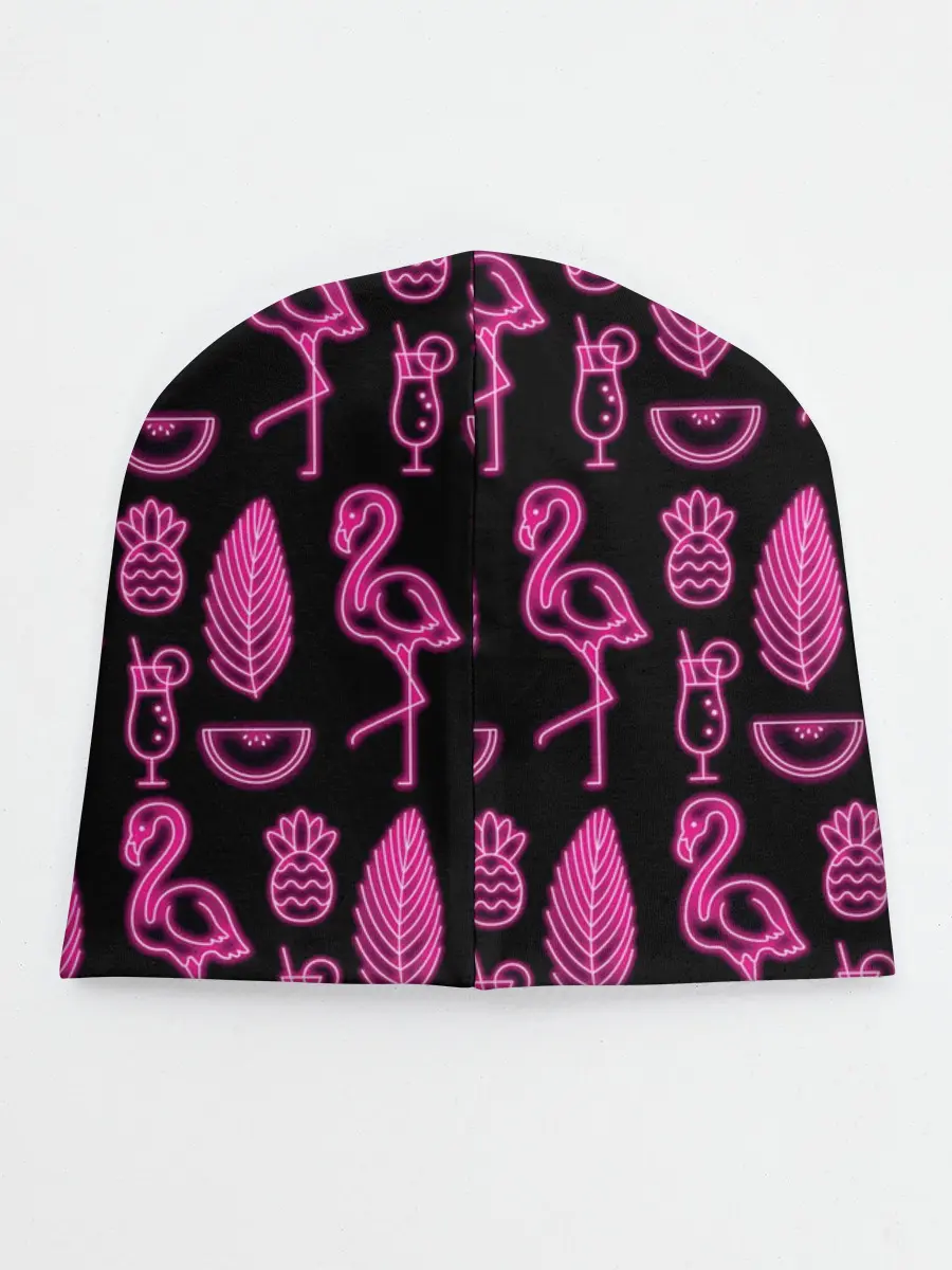 Детская шапка / Светящийся фламинго