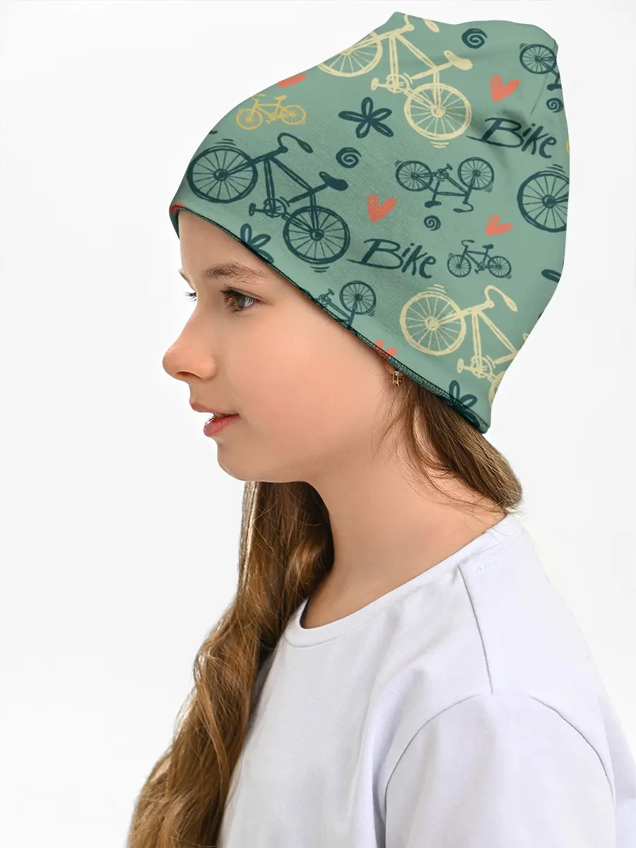 Детская шапка / Велосипед Текстура