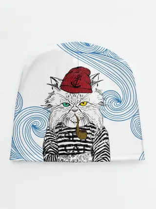 Детская шапка / Кот Моряк