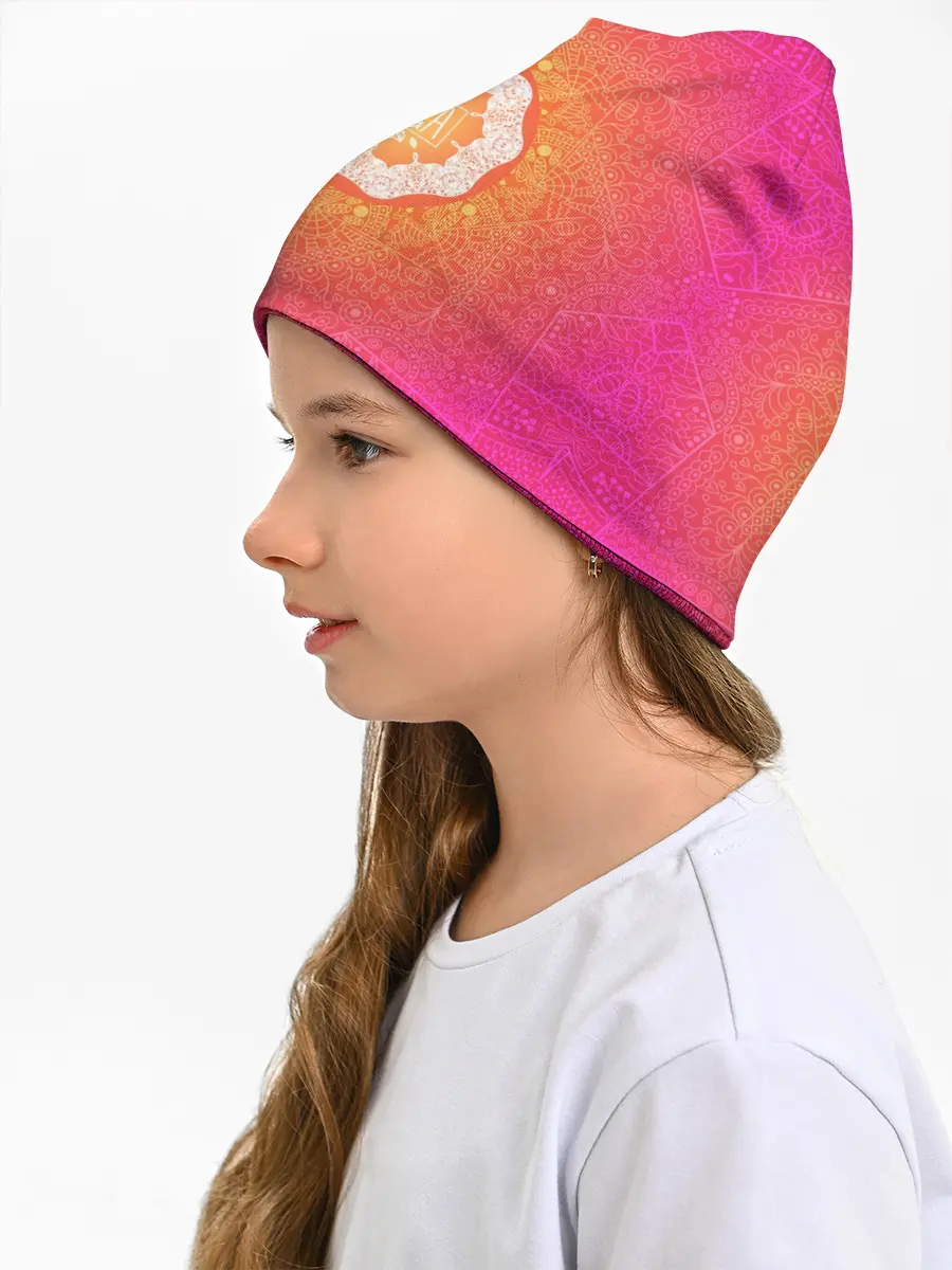 Детская шапка / Солнечная мандала