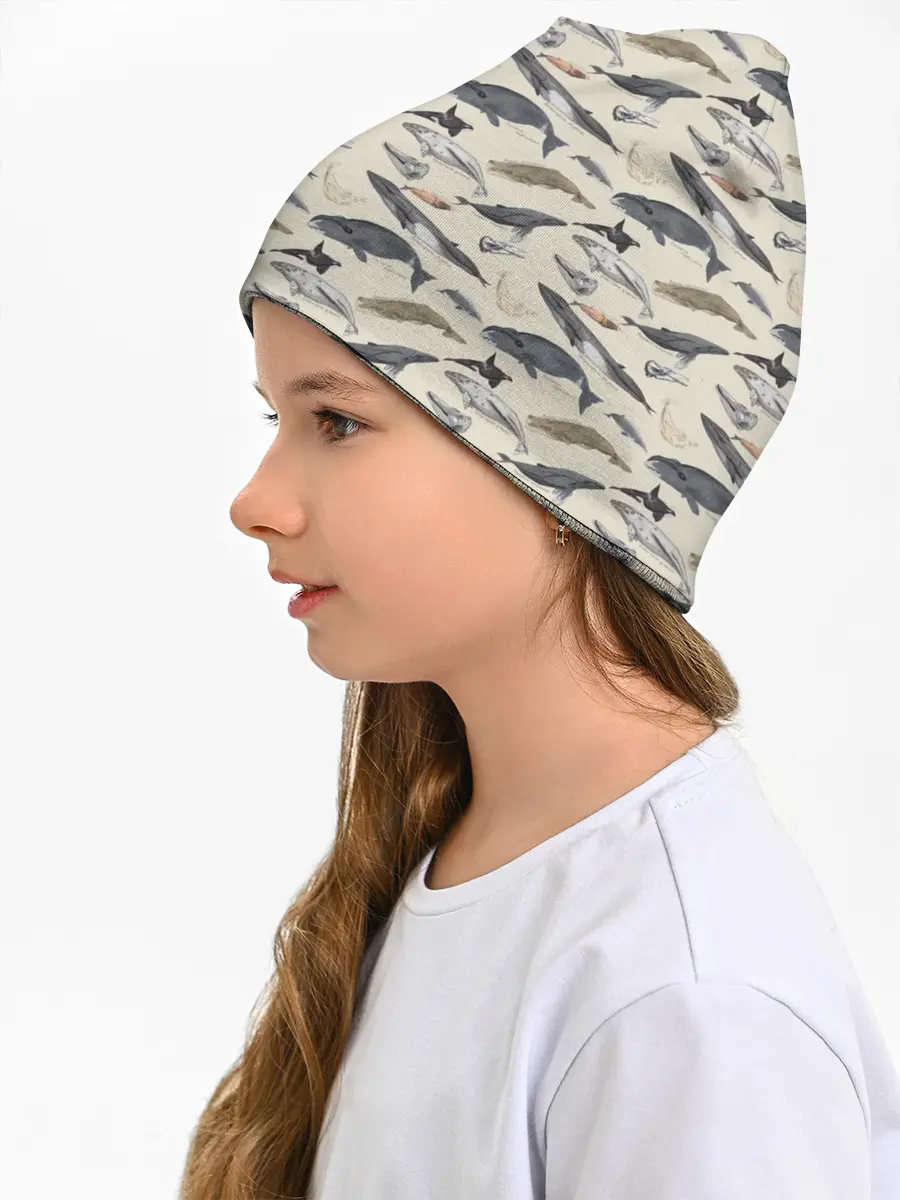 Детская шапка / Whales pattern