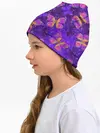 Детская шапка / Розовые бабочки