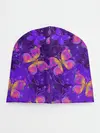 Детская шапка / Розовые бабочки
