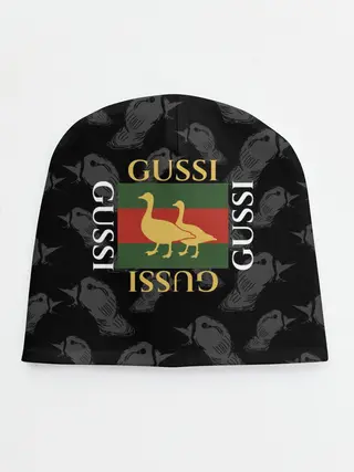 Детская шапка / Гуси