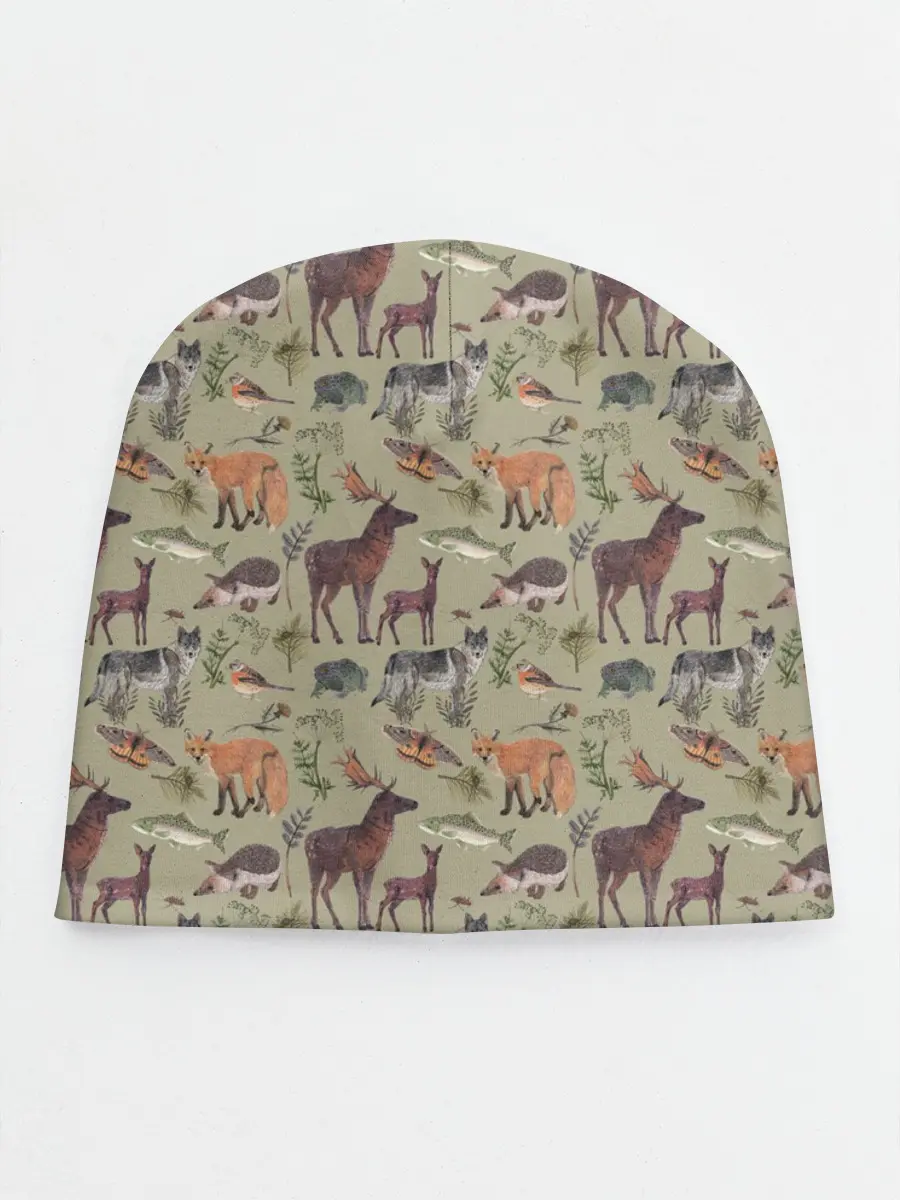 Детская шапка / Wild animals