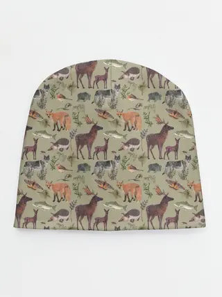 Детская шапка / Wild animals