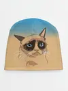 Детская шапка / Grumpy cat ART