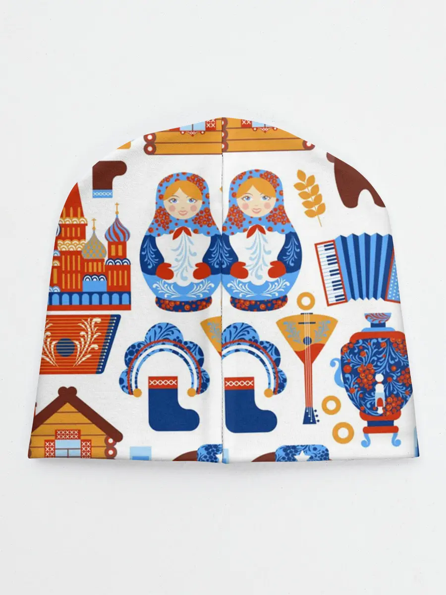 Детская шапка / Традиционный поп арт