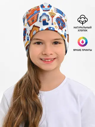 Детская шапка / Традиционный поп арт