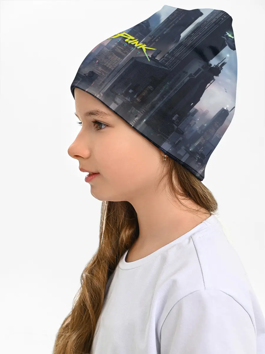 Детская шапка / Cyberpunk 2077 city