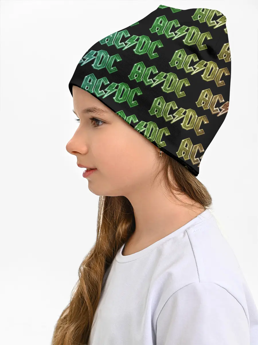 Детская шапка / AC DC. Паттерн Градиент