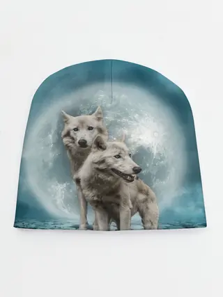 Детская шапка / Волки