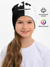 Детская шапка / MARSHMELLO BLACK & WHITE