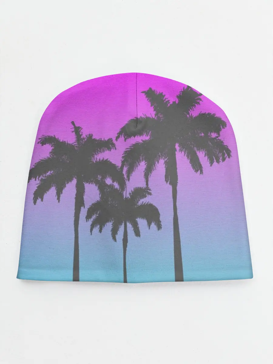 Детская шапка / Пальмы 80s