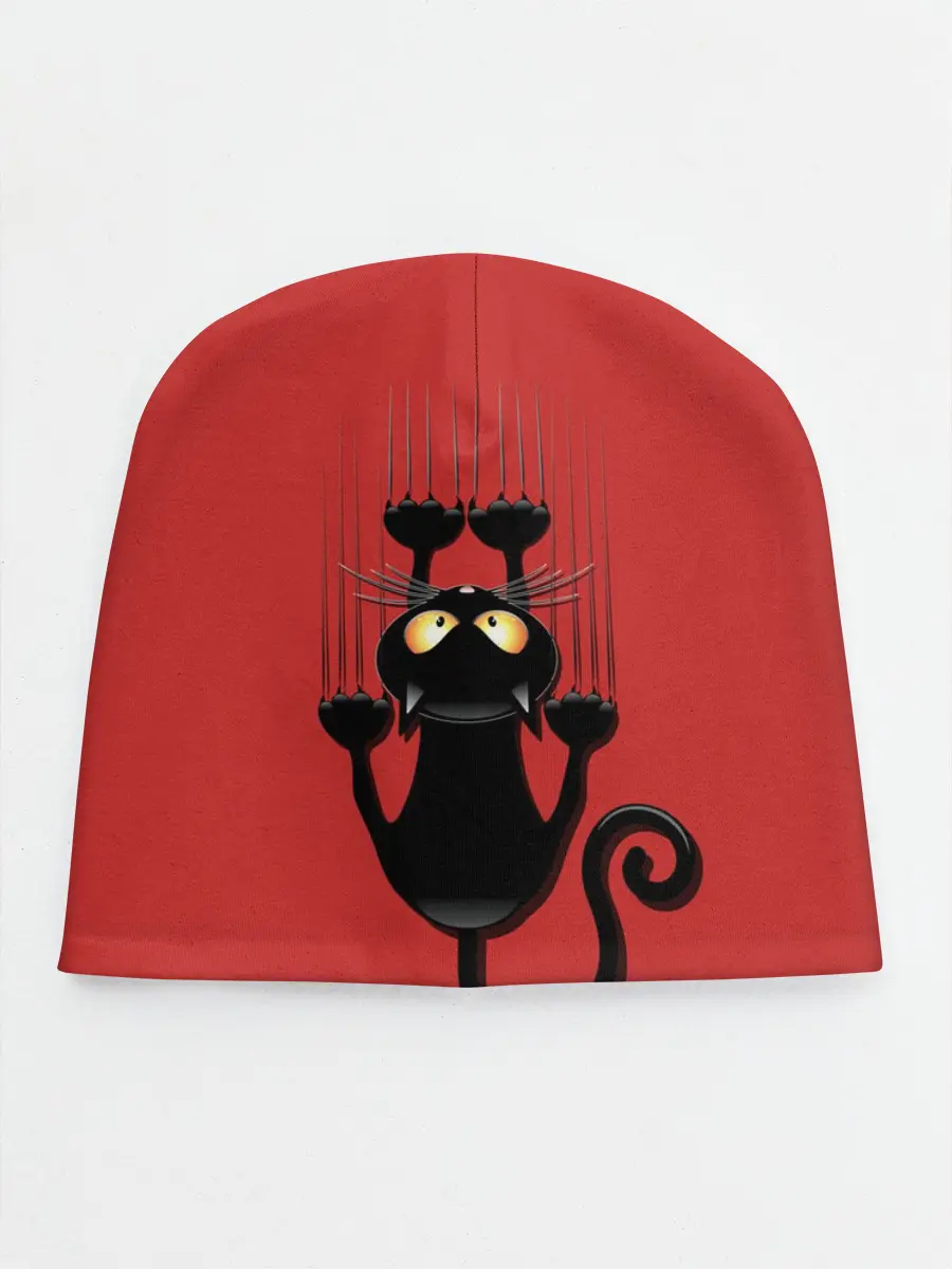 Детская шапка / Черный Кот