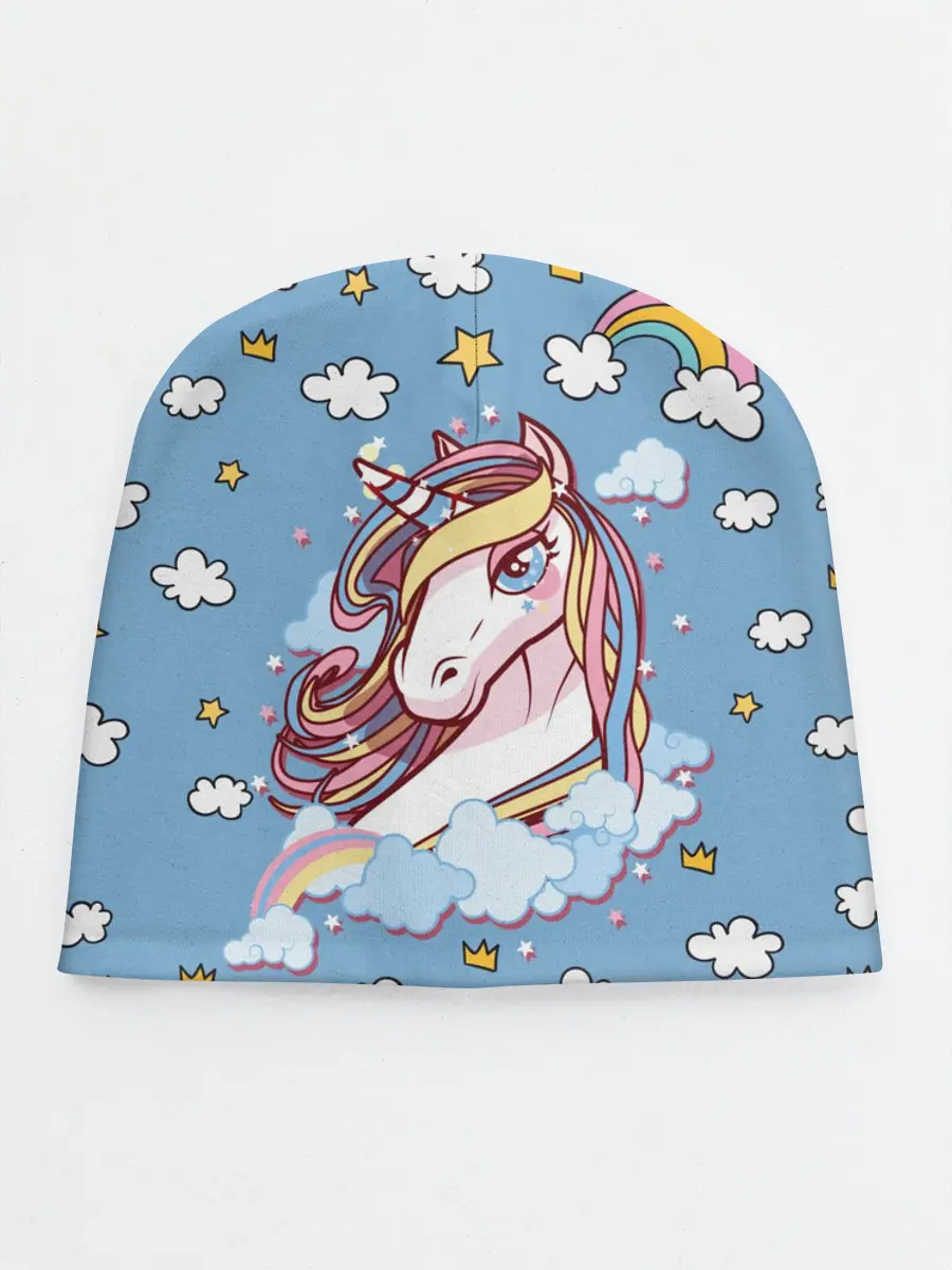 Детская шапка / Радужный Единорог