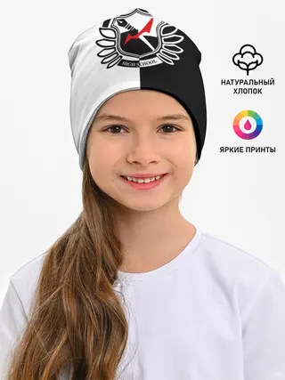 Детская шапка / MONOKUMA SCHOOL с фоном