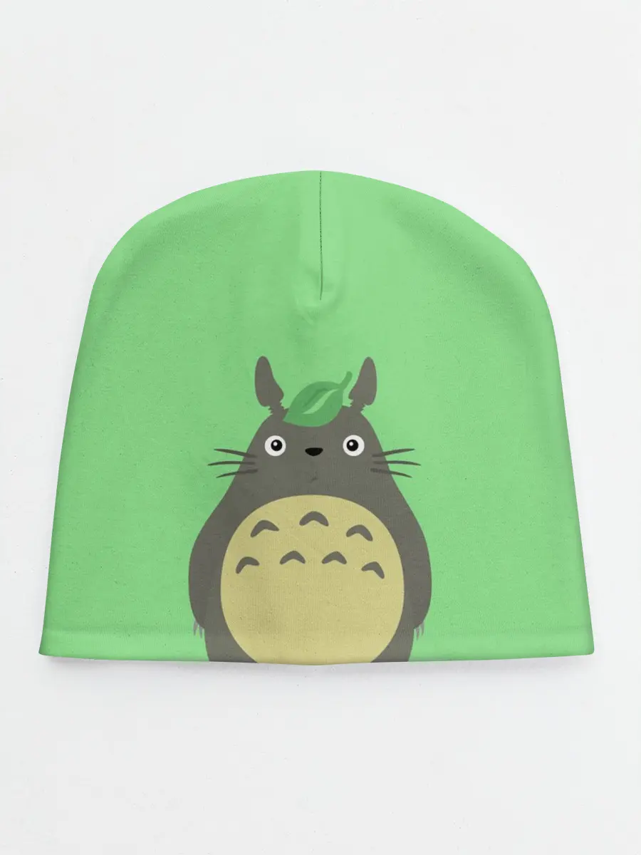 Детская шапка / Тоторо под листочком