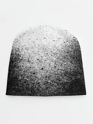 Детская шапка / БРЫЗГИ КРАСОК ЧЁРНЫЙ