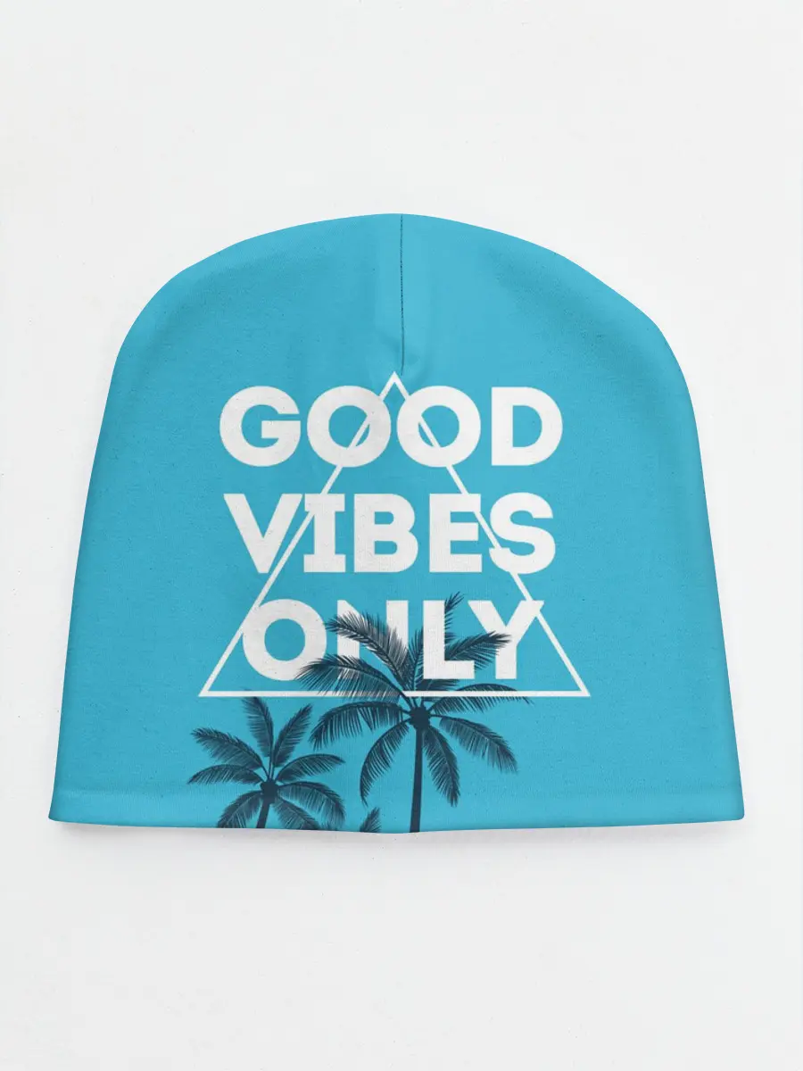 Детская шапка / Good vibes only