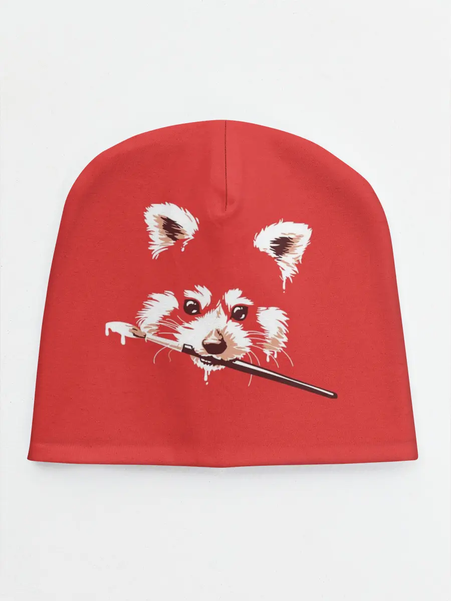 Детская шапка / Красная панда