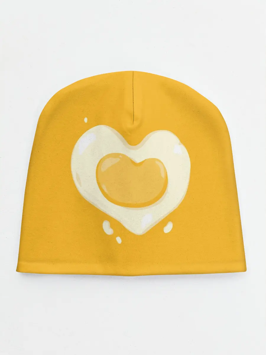 Детская шапка / Яичница Сердечко