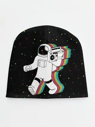 Детская шапка / Космонавт с магнитофоном