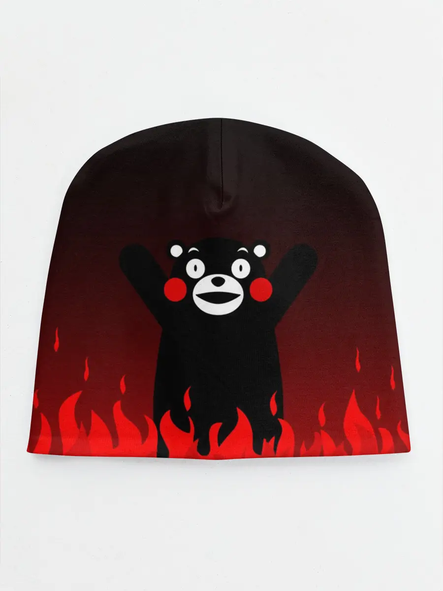 Детская шапка / Kumamon горит