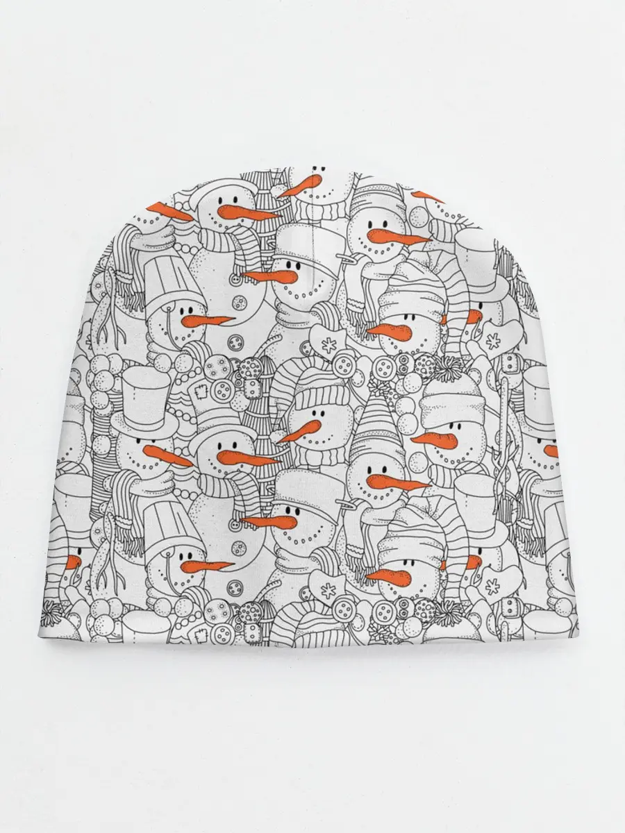 Детская шапка / Снеговики