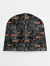 Детская шапка / Черные снеговики