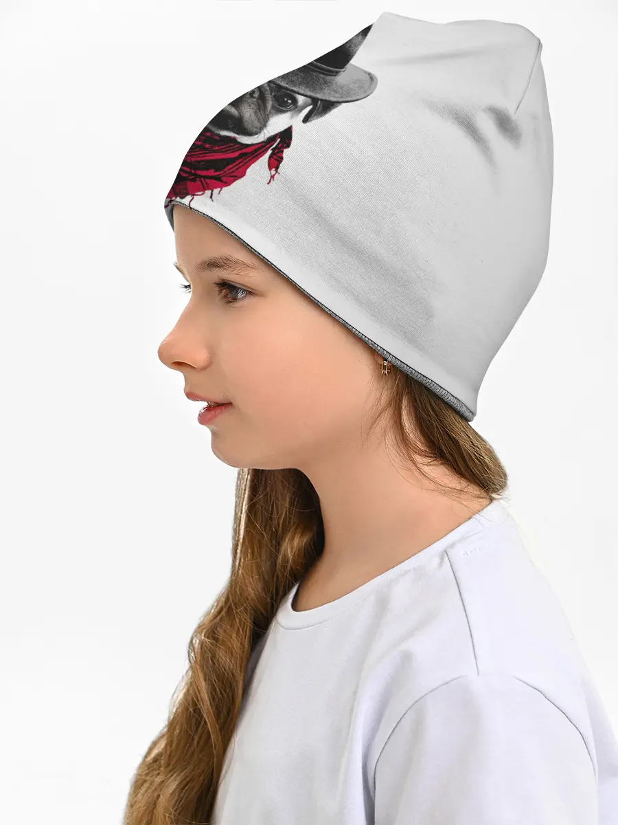 Детская шапка / Мопс