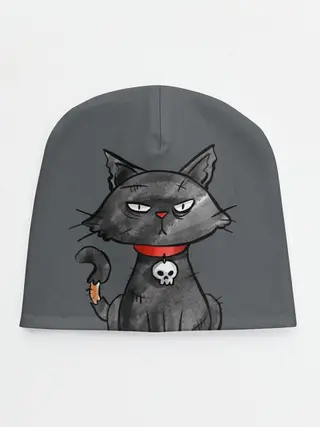 Детская шапка / Кот бедолага