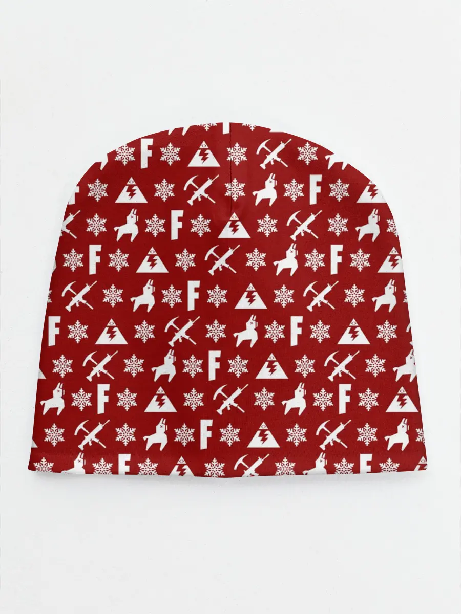 Детская шапка / FORTNITE НОВОГОДНИЙ