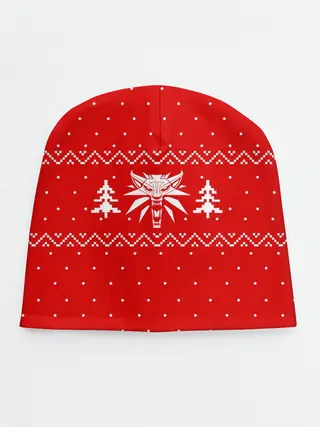 Детская шапка / ВЕДЬМАК НОВОГОДНИЙ