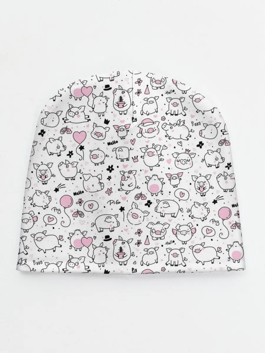 Детская шапка / Новогодние поросята