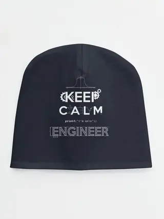 Детская шапка / Keep Calm Engineer
