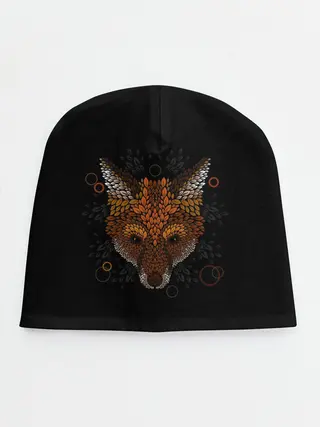 Детская шапка / Лиса из Листьев