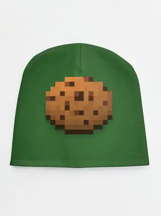 Детская шапка / Minecraft Печенька