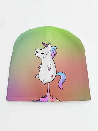 Детская шапка / Единорог на Старте