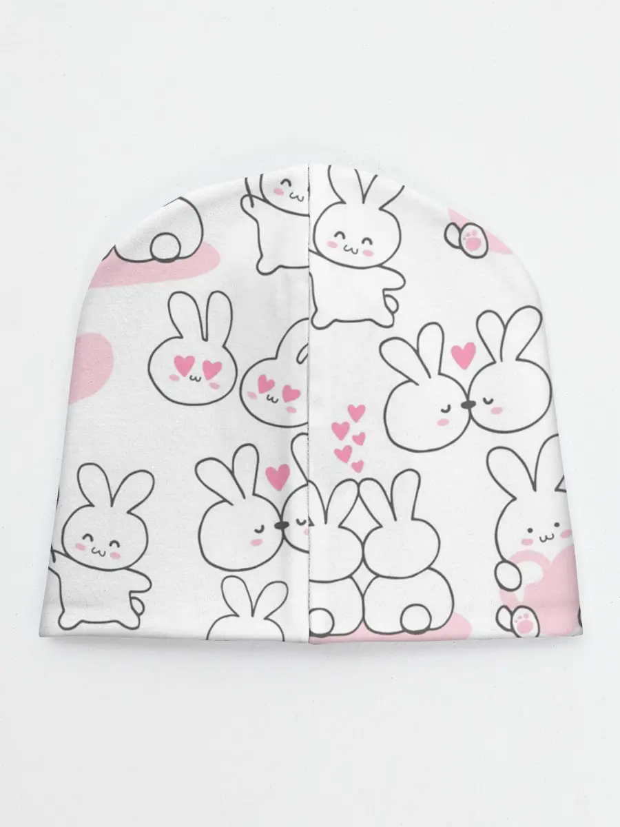 Детская шапка / Зайки любовь