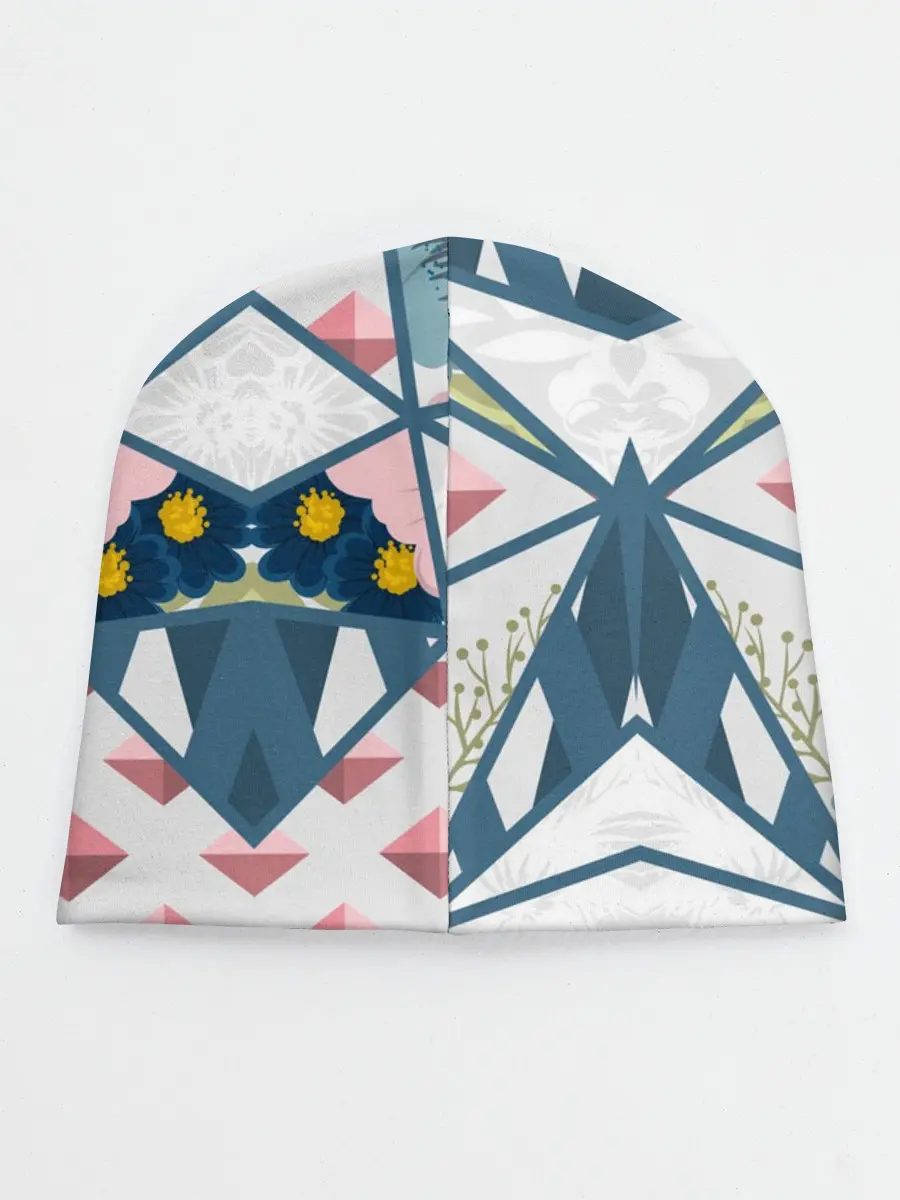 Детская шапка / Геометрия цветов