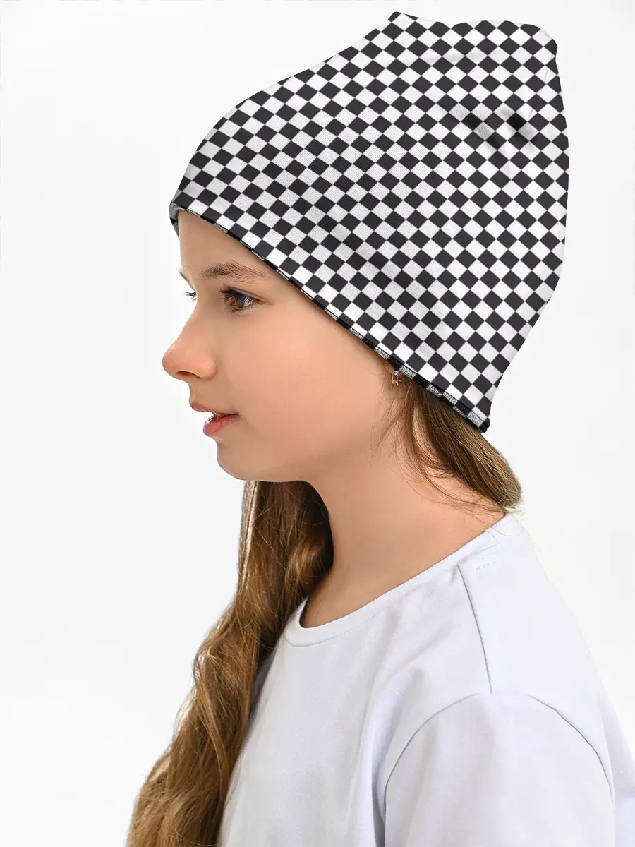 Детская шапка / Checkerboard
