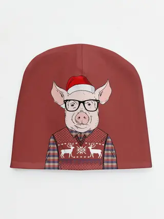 Детская шапка / New Year Pig