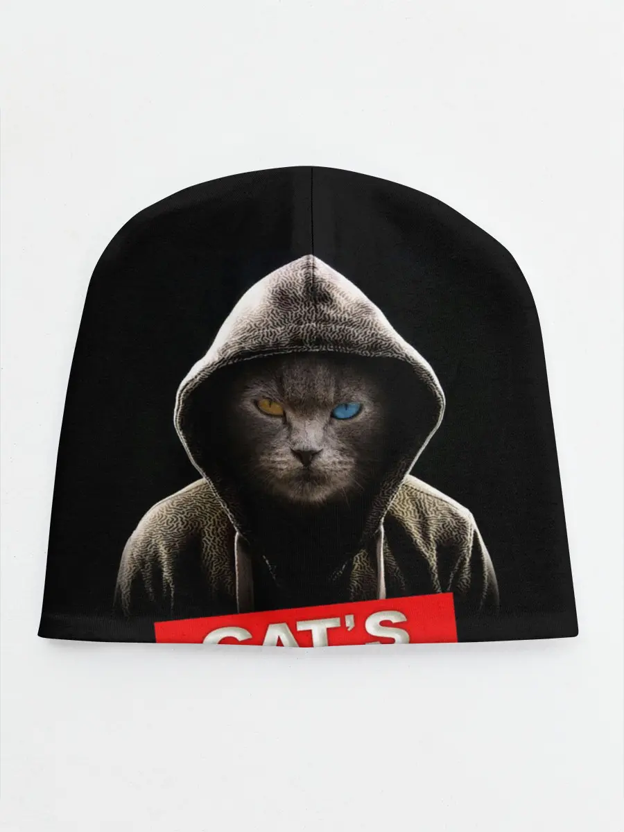 Детская шапка / Кот